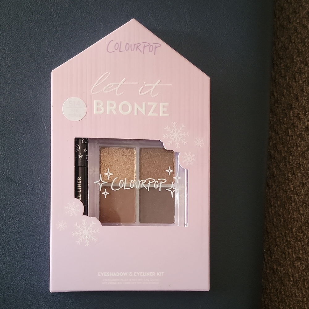 ColourPop Let It Bronze Kit with Brown and Gray Shades